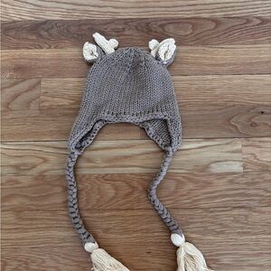 Deer 🦌 Knit Kids Hat with Tassels